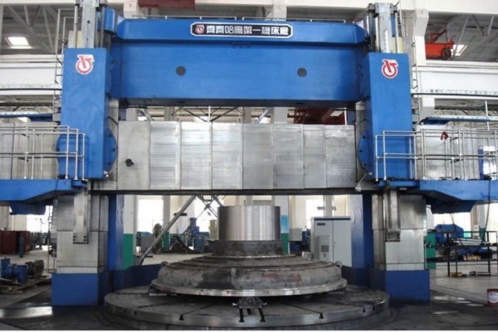 偉華機(jī)械5M重型大立車加工